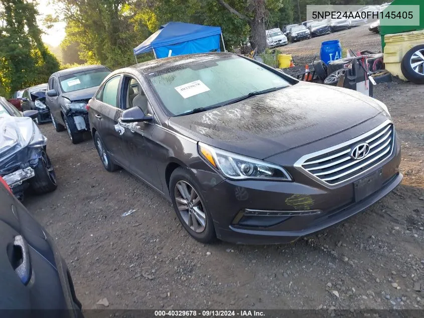 5NPE24AA0FH145405 2015 Hyundai Sonata Eco