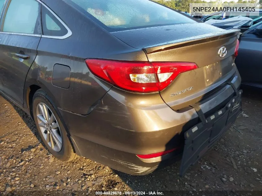 5NPE24AA0FH145405 2015 Hyundai Sonata Eco