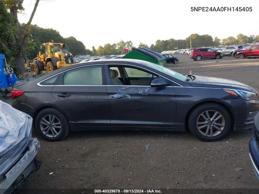 5NPE24AA0FH145405 2015 Hyundai Sonata Eco