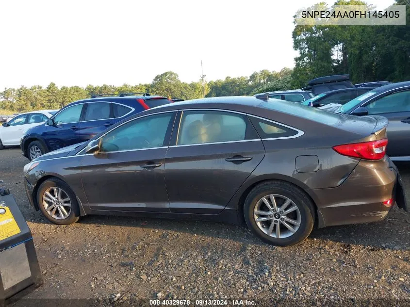 5NPE24AA0FH145405 2015 Hyundai Sonata Eco