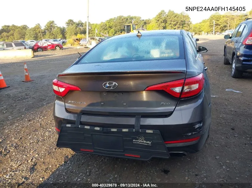 5NPE24AA0FH145405 2015 Hyundai Sonata Eco