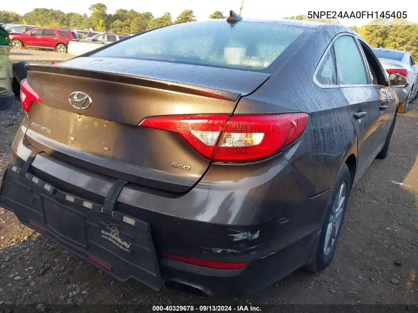 5NPE24AA0FH145405 2015 Hyundai Sonata Eco