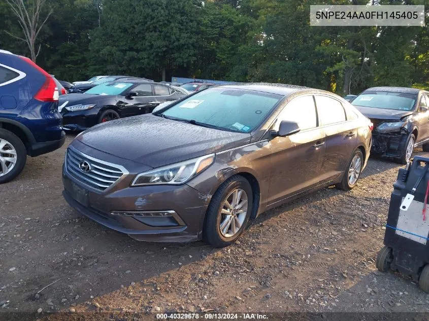 5NPE24AA0FH145405 2015 Hyundai Sonata Eco