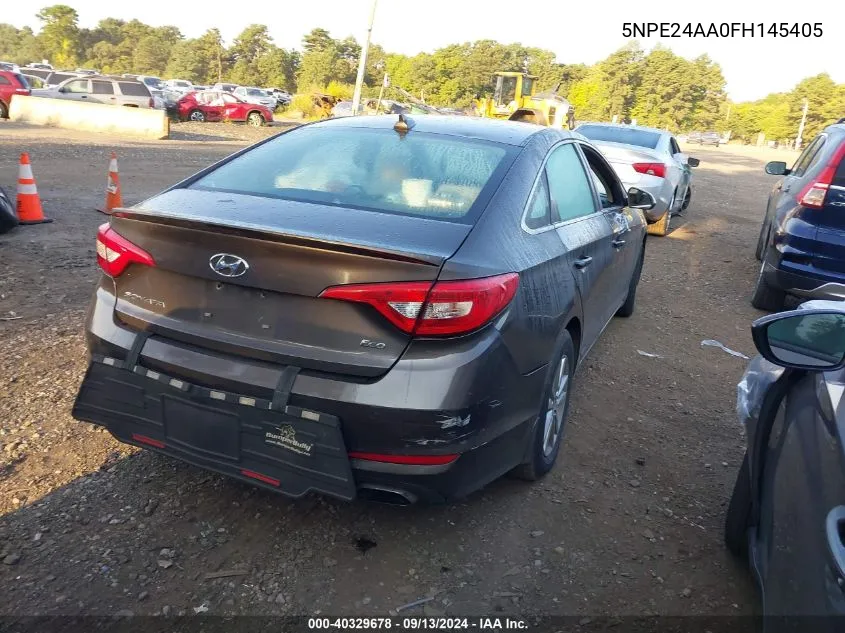 5NPE24AA0FH145405 2015 Hyundai Sonata Eco