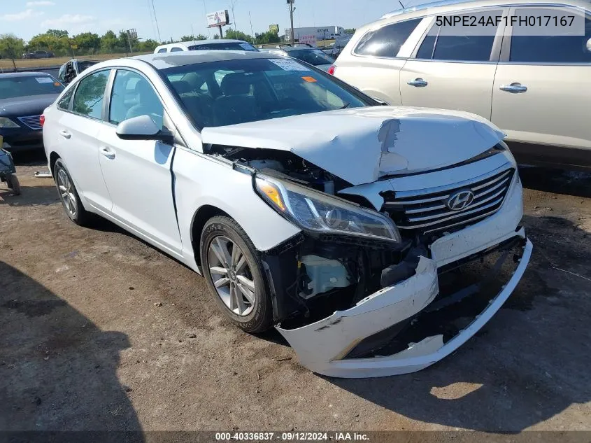 5NPE24AF1FH017167 2015 Hyundai Sonata Se