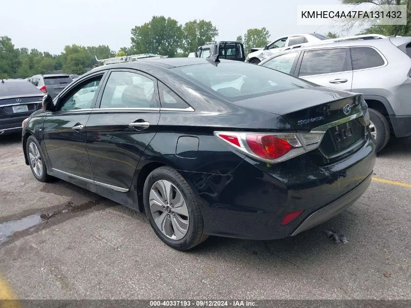 2015 Hyundai Sonata Hybrid/Limited VIN: KMHEC4A47FA131432 Lot: 40337193