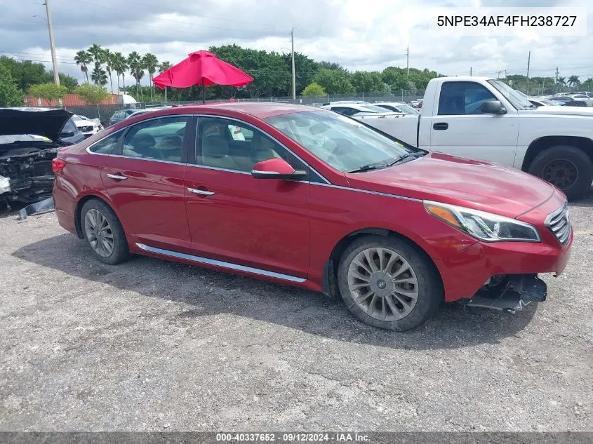 5NPE34AF4FH238727 2015 Hyundai Sonata Limited