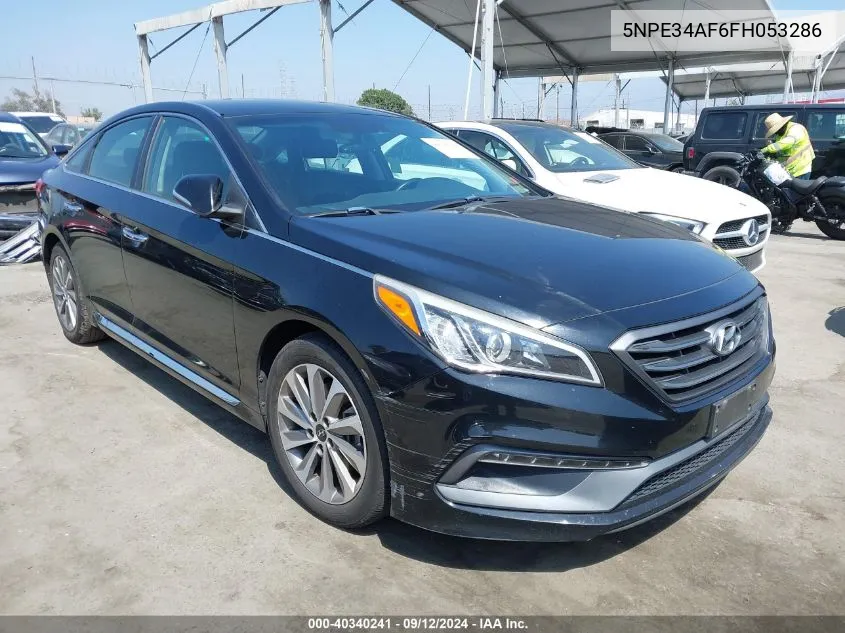 2015 Hyundai Sonata Sport/Limited VIN: 5NPE34AF6FH053286 Lot: 40340241