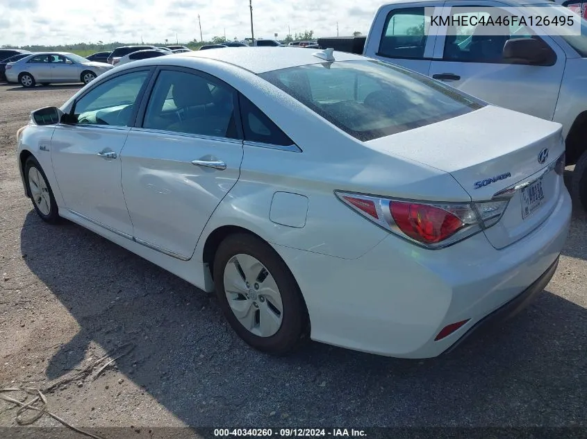 KMHEC4A46FA126495 2015 Hyundai Sonata Hybrid/Limited