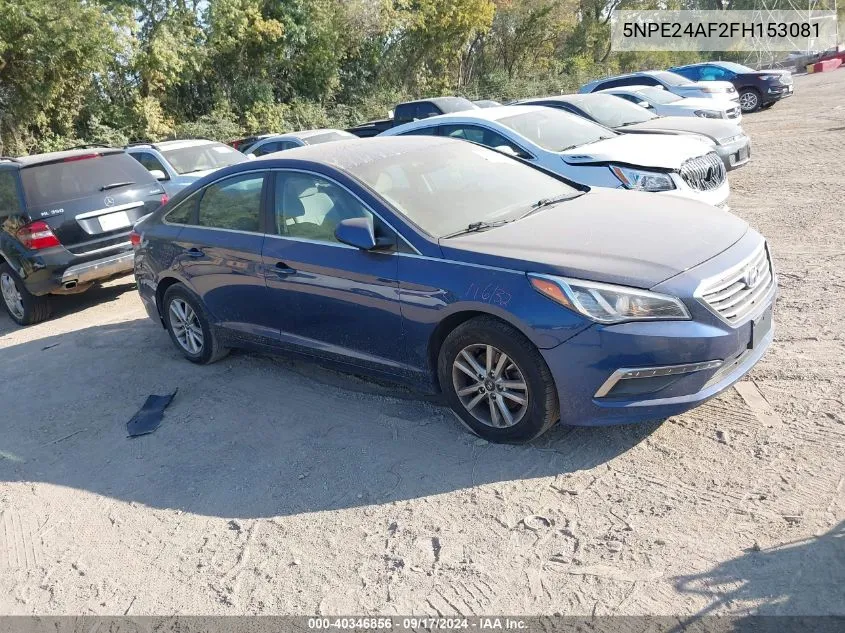 5NPE24AF2FH153081 2015 Hyundai Sonata Se