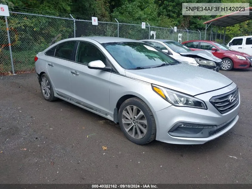 2015 Hyundai Sonata Sport/Limited VIN: 5NPE34AF3FH142023 Lot: 40352162