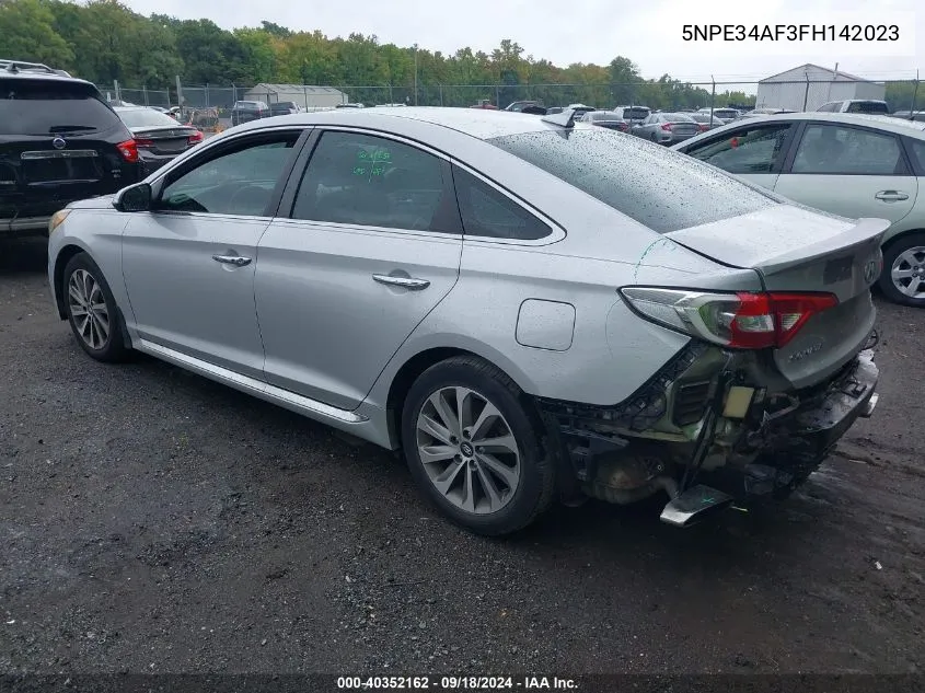 5NPE34AF3FH142023 2015 Hyundai Sonata Sport/Limited