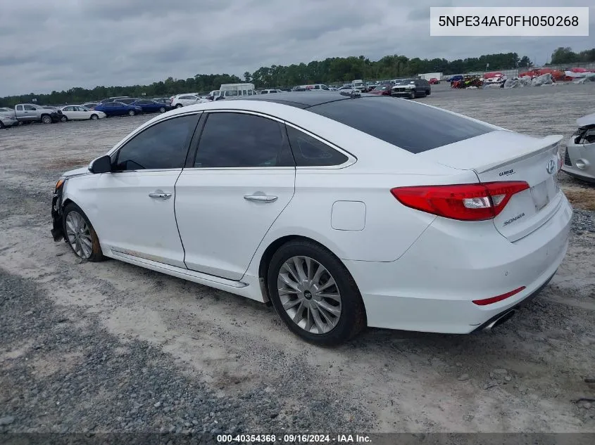 2015 Hyundai Sonata Sport/Limited VIN: 5NPE34AF0FH050268 Lot: 40354368