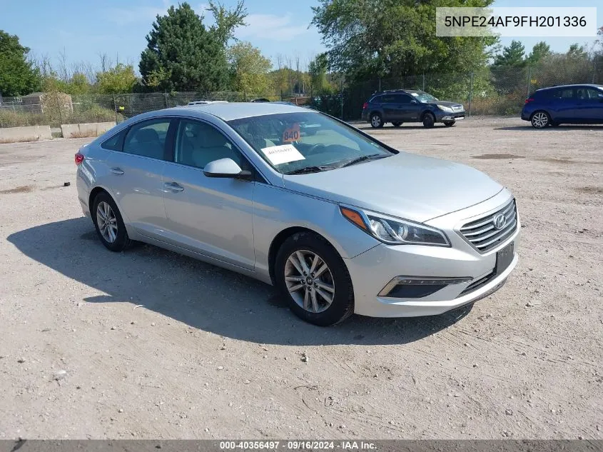 2015 Hyundai Sonata Se VIN: 5NPE24AF9FH201336 Lot: 40356497