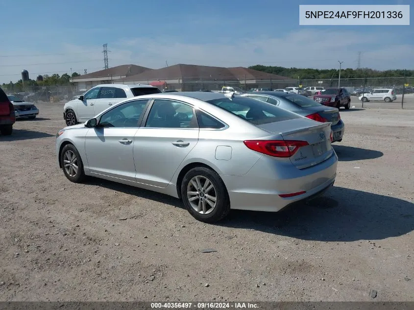 2015 Hyundai Sonata Se VIN: 5NPE24AF9FH201336 Lot: 40356497