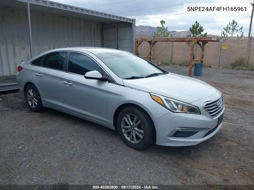 2015 Hyundai Sonata Se VIN: 5NPE24AF4FH165961 Lot: 40363800