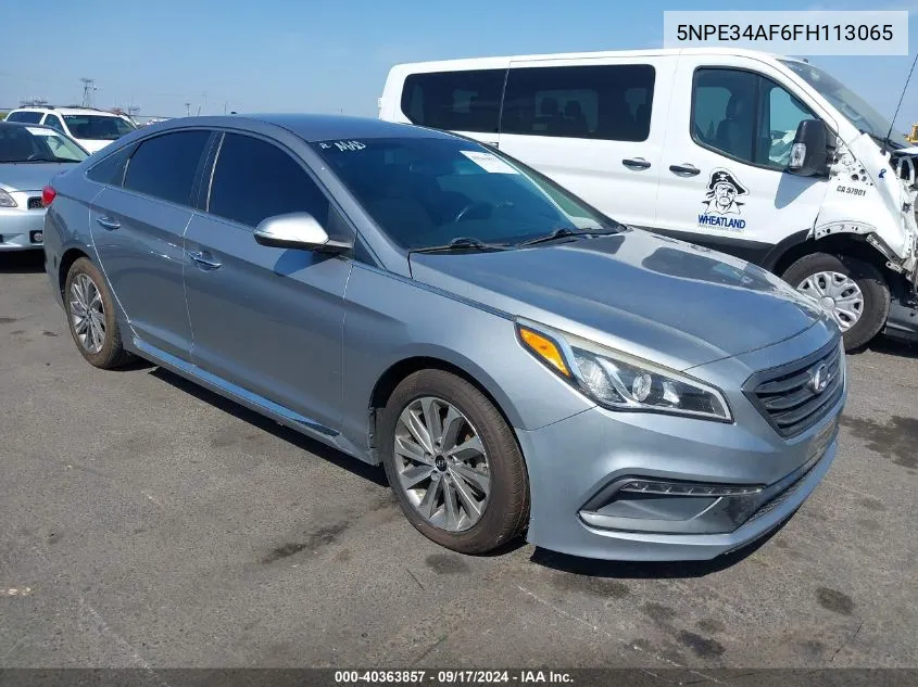 5NPE34AF6FH113065 2015 Hyundai Sonata Sport