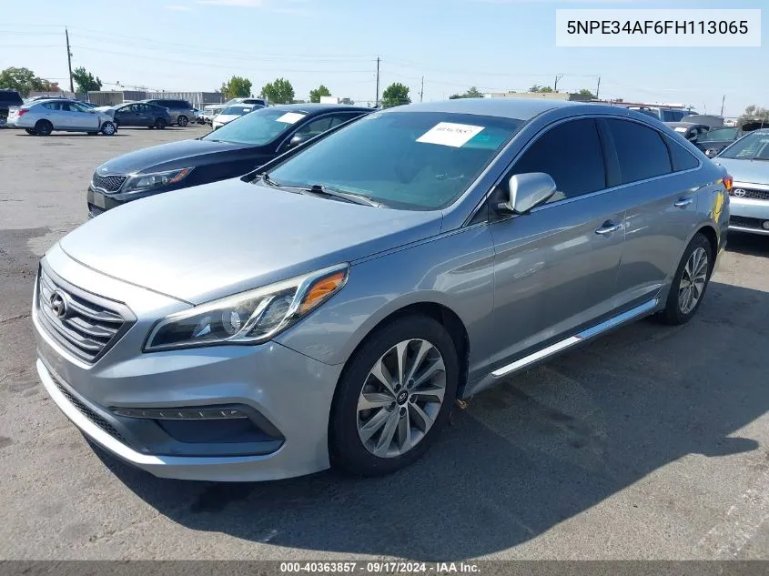 5NPE34AF6FH113065 2015 Hyundai Sonata Sport