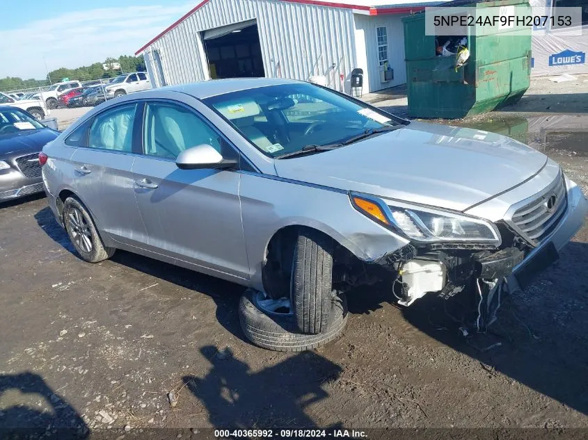 2015 Hyundai Sonata Se VIN: 5NPE24AF9FH207153 Lot: 40365992