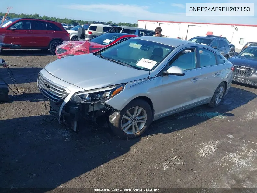 5NPE24AF9FH207153 2015 Hyundai Sonata Se