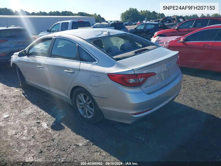 2015 Hyundai Sonata Se VIN: 5NPE24AF9FH207153 Lot: 40365992