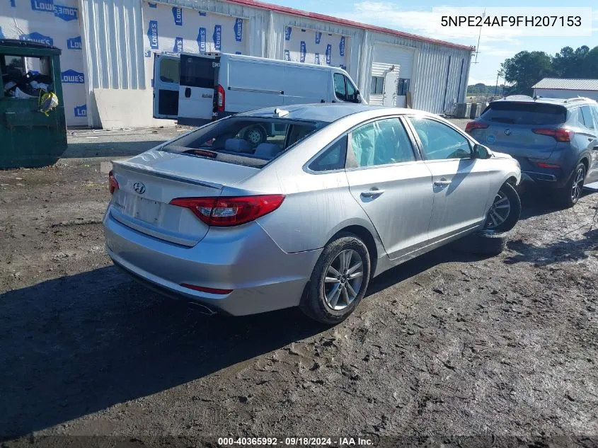 2015 Hyundai Sonata Se VIN: 5NPE24AF9FH207153 Lot: 40365992