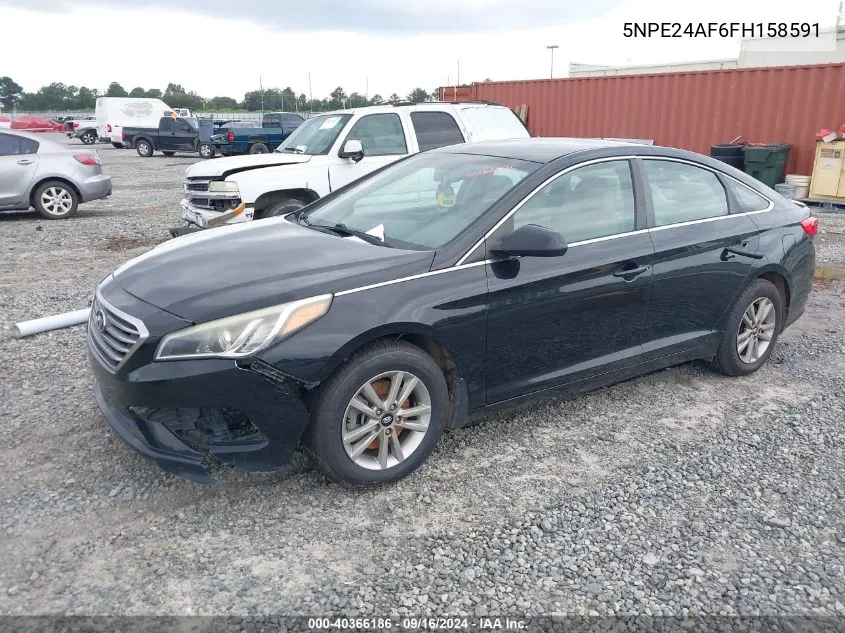 5NPE24AF6FH158591 2015 Hyundai Sonata Se