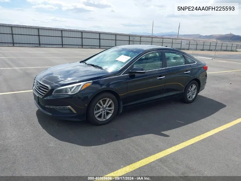 5NPE24AA0FH225593 2015 Hyundai Sonata Eco