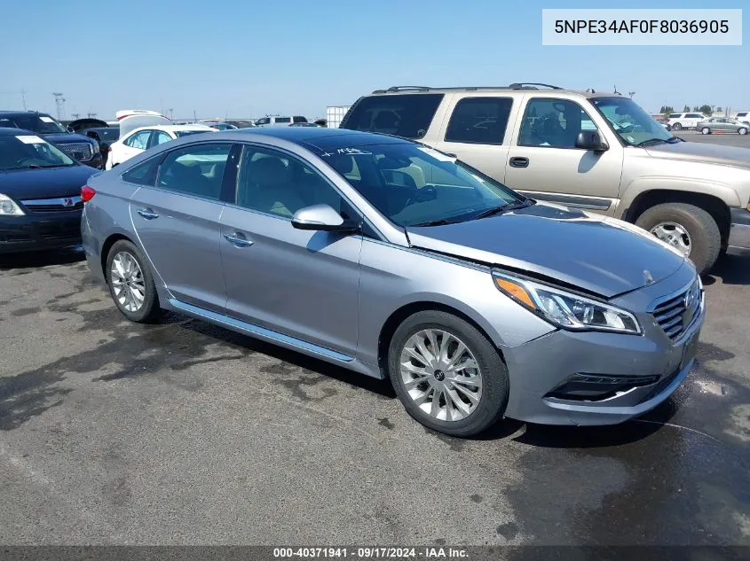 5NPE34AF0F8036905 2015 Hyundai Sonata Limited/Sport