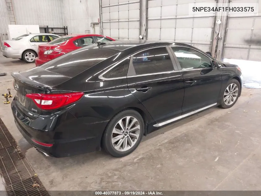 2015 Hyundai Sonata Sport VIN: 5NPE34AF1FH033575 Lot: 40377873