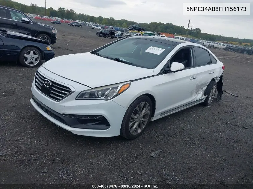 2015 Hyundai Sonata Limited 2.0T VIN: 5NPE34AB8FH156173 Lot: 40379476