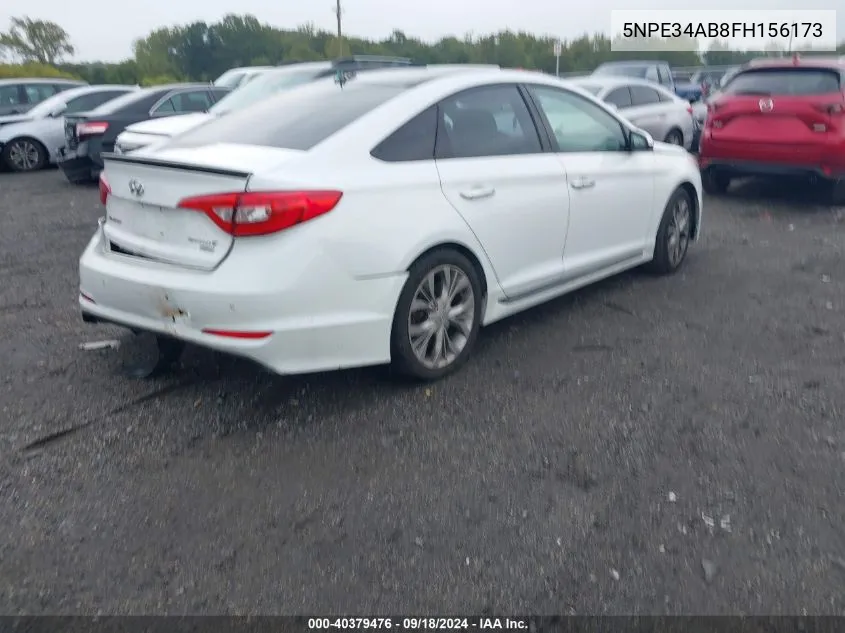 2015 Hyundai Sonata Limited 2.0T VIN: 5NPE34AB8FH156173 Lot: 40379476