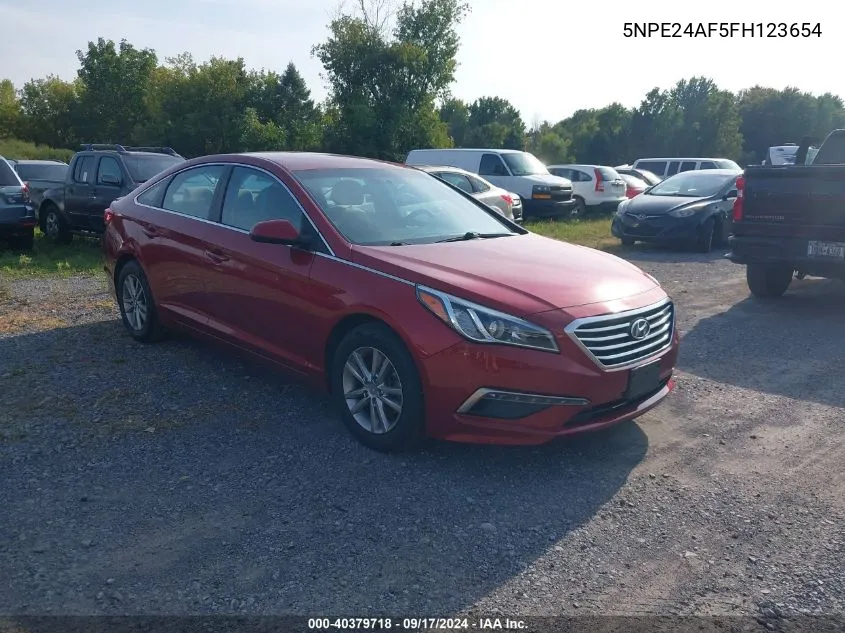 2015 Hyundai Sonata Se VIN: 5NPE24AF5FH123654 Lot: 40379718