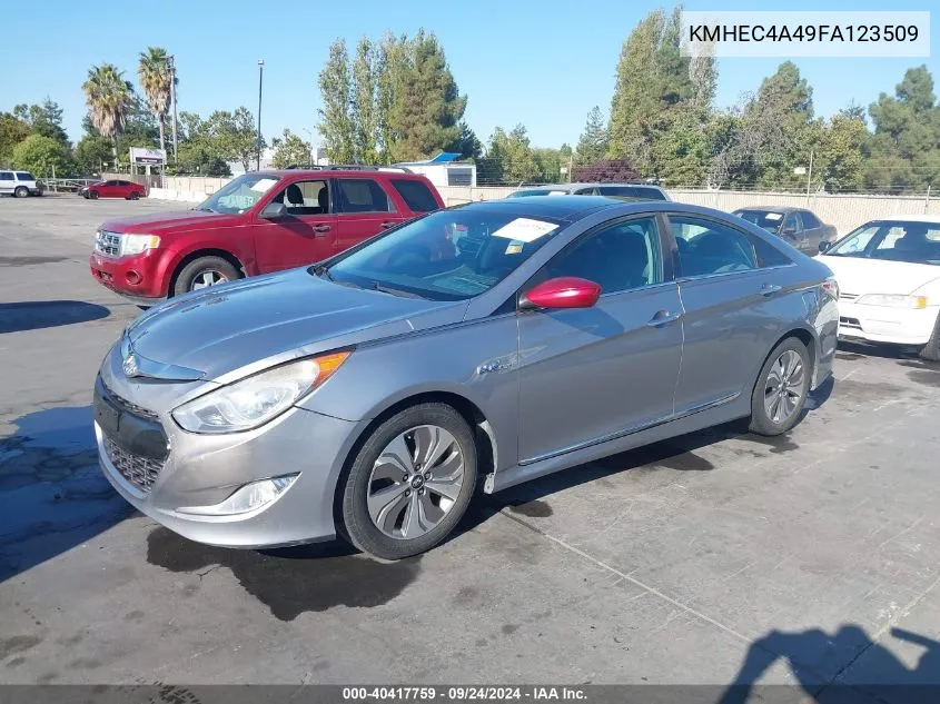 2015 Hyundai Sonata Hybrid Limited VIN: KMHEC4A49FA123509 Lot: 40417759