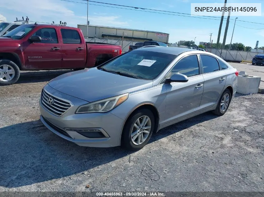 2015 Hyundai Sonata Se VIN: 5NPE24AF8FH145096 Lot: 40455963