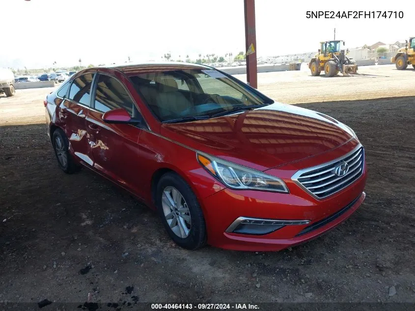 2015 Hyundai Sonata Se VIN: 5NPE24AF2FH174710 Lot: 40464143