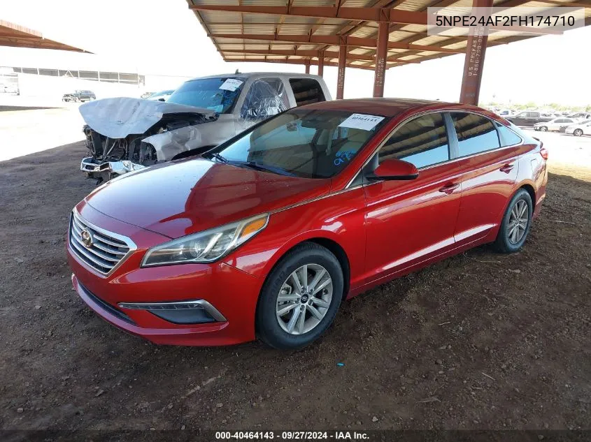 2015 Hyundai Sonata Se VIN: 5NPE24AF2FH174710 Lot: 40464143