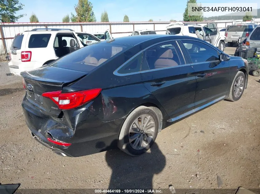 2015 Hyundai Sonata Sport/Limited VIN: 5NPE34AF0FH093041 Lot: 40464169