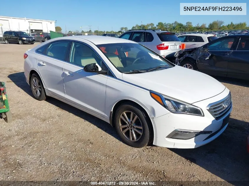 2015 Hyundai Sonata Se VIN: 5NPE24AF9FH223496 Lot: 40470272