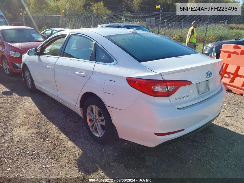 2015 Hyundai Sonata Se VIN: 5NPE24AF9FH223496 Lot: 40470272