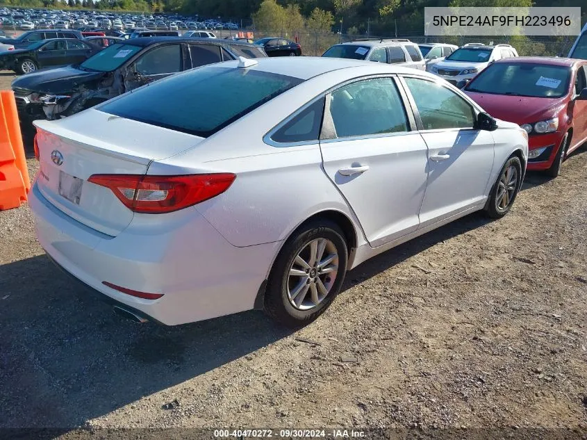 2015 Hyundai Sonata Se VIN: 5NPE24AF9FH223496 Lot: 40470272