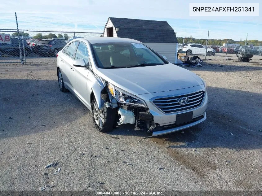 2015 Hyundai Sonata Se VIN: 5NPE24AFXFH251341 Lot: 40479403