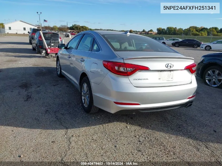 5NPE24AFXFH251341 2015 Hyundai Sonata Se