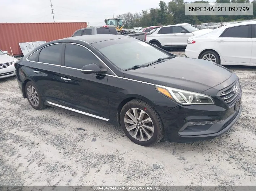 2015 Hyundai Sonata Sport/Limited VIN: 5NPE34AF2FH097799 Lot: 40479440