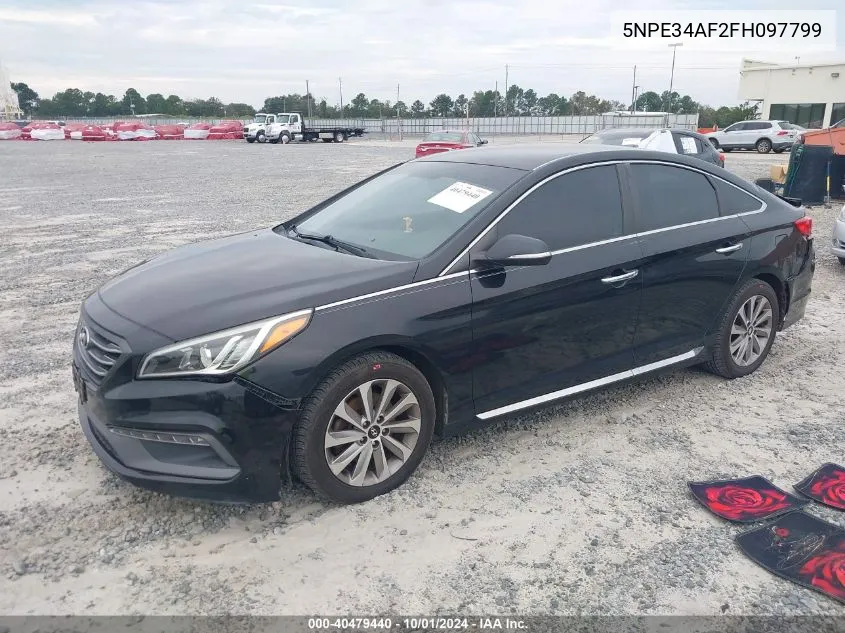 2015 Hyundai Sonata Sport/Limited VIN: 5NPE34AF2FH097799 Lot: 40479440