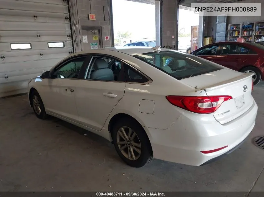 2015 Hyundai Sonata Se VIN: 5NPE24AF9FH000889 Lot: 40483711