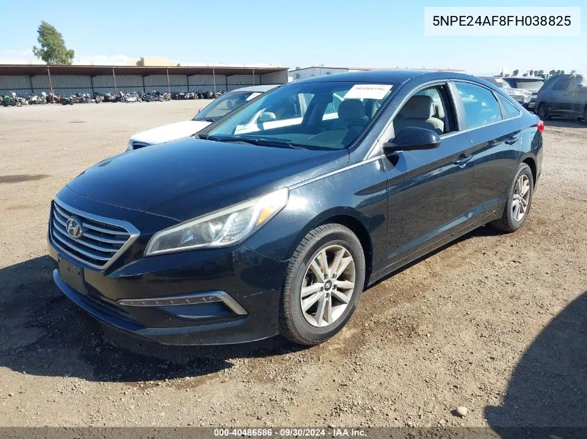 2015 Hyundai Sonata Se VIN: 5NPE24AF8FH038825 Lot: 40486586