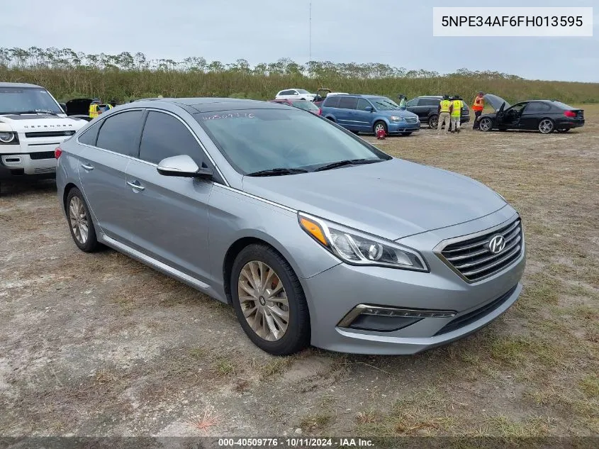 2015 Hyundai Sonata Limited VIN: 5NPE34AF6FH013595 Lot: 40509776