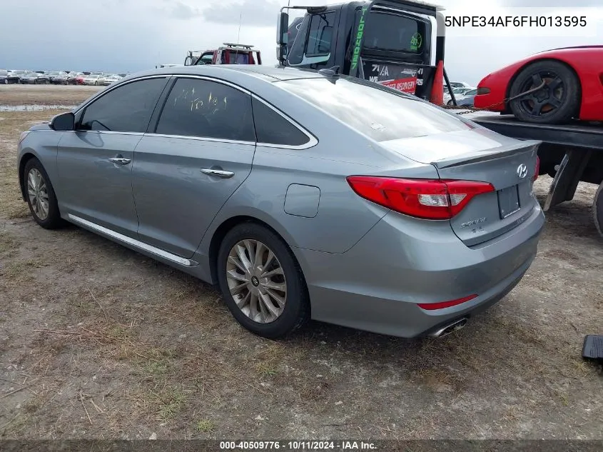 2015 Hyundai Sonata Limited VIN: 5NPE34AF6FH013595 Lot: 40509776