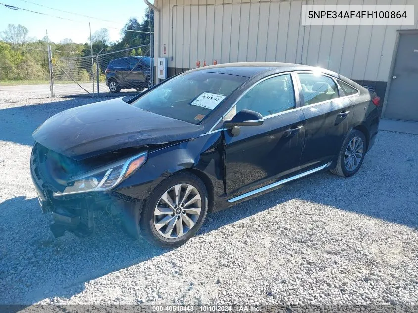 5NPE34AF4FH100864 2015 Hyundai Sonata Sport